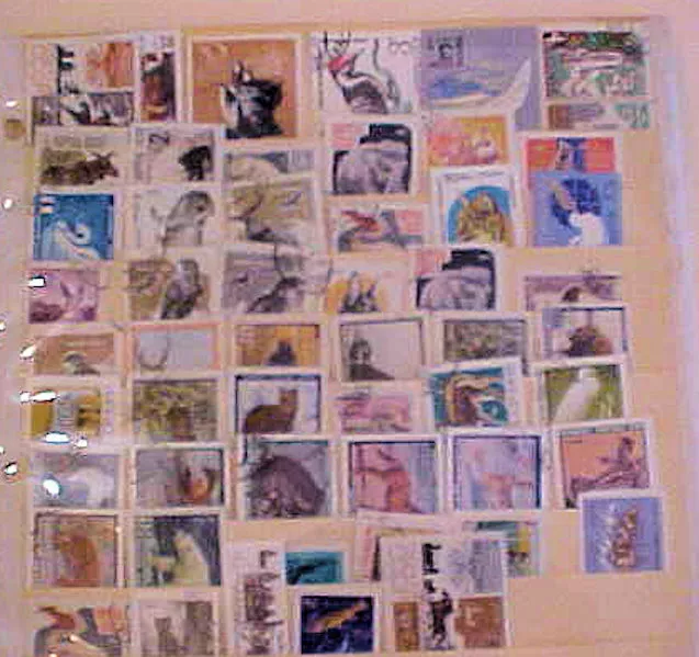 Russia Stamps 53 Diff. Animals Used