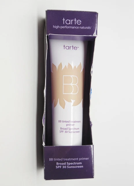 Primer de tratamiento teñido Tarte BB con protector solar de amplio espectro FPS 30, justo, 1 oz.