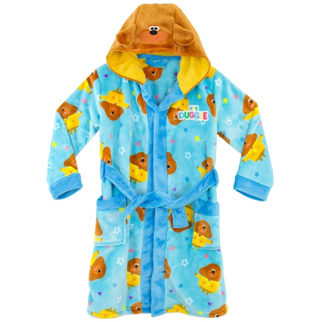 Hey Duggee Dressing Gown Baby Kids Boys 12 18 24 Months 2 3 4 5 6 7 8 Years Blue