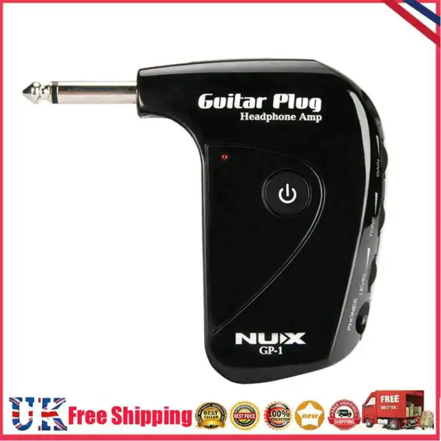 Portable Guitar Headphone Amp Pocket Mini Electric Guitar Headphone Amplifier *Z