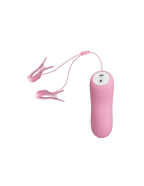 Pinza para Pezones con Vibración y Electro Shock