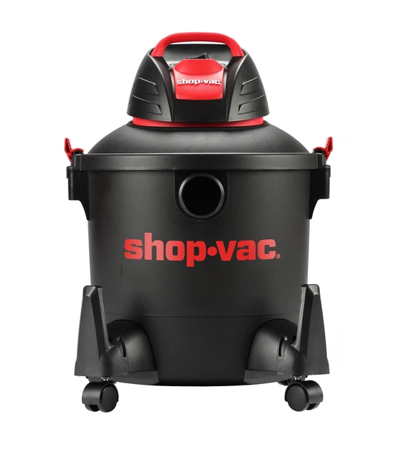 8 Gallon 4.5 Peak HP Wet Dry Vacuum,7-foot by 1.25-inch diameter lock-on hose