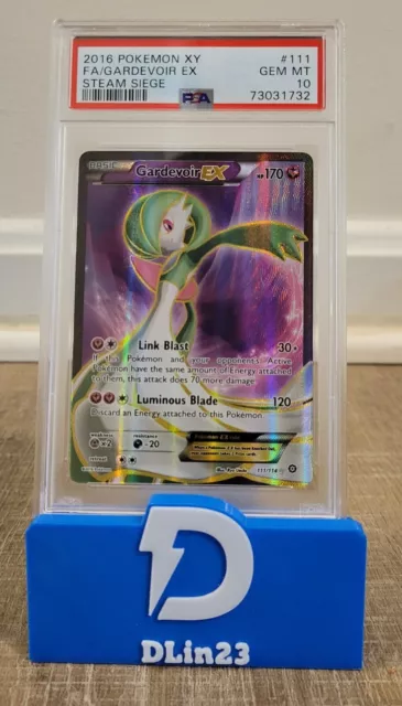 Gardevoir EX 111/114, XY - Steam Siege, Full Art, Pokemon CGC 9 Mint PSA  BGS