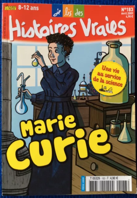 Marie Curie Je lis des histoires vraies 8-12 ans n° 183 Comme neuf