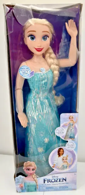Disney Frozen Elsa Doll Ice Powers  Music Playdate Doll 32 Inches HUGE