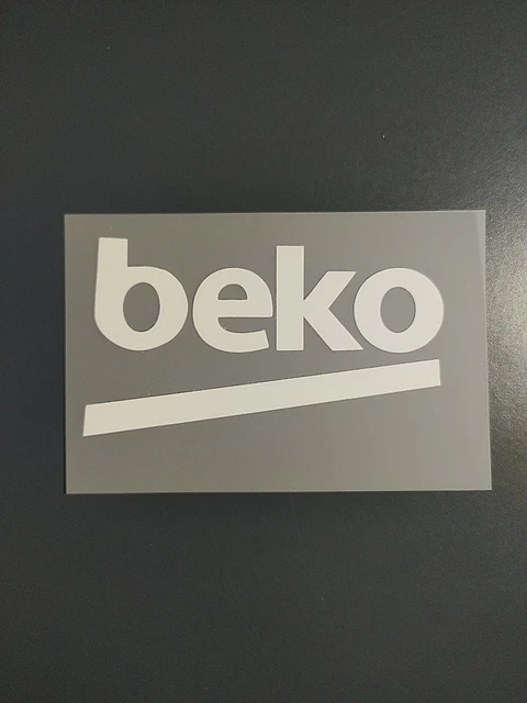 PATCH BEKO Blanc Flocage Maillot Football Authentique EUR 6 PATCH BEKO Blanc Flocage Maillot Football Authentique EUR 6