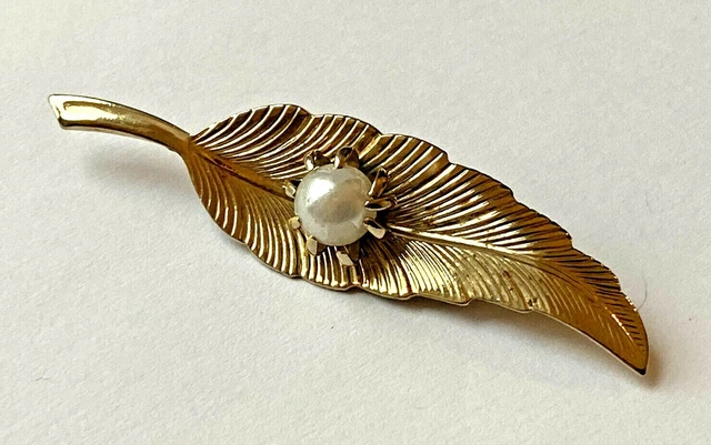 Petite Broche Vintage Dorée - État Neuf, 2,8 Cm | Bijou Délicat Et Très Joli