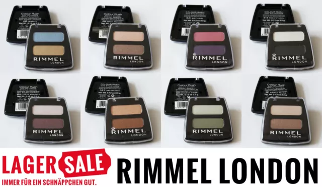 Rimmel London Lidschatten Colour Rush Duo Eye Shadow - diverse Farben - NEU