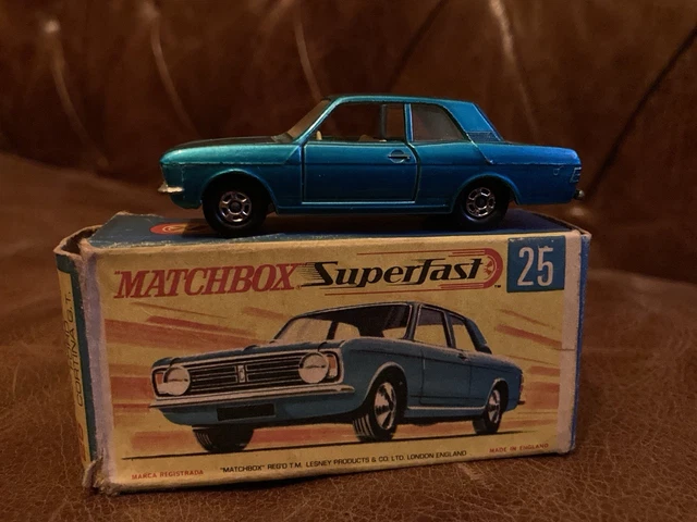 Matchbox Lesney No. 59 FORD GALAXIE Fire Chief - Made in England - Vintage - Collection