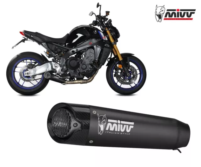 Pot D Echappament Complet MIVV X-M5 Noir Inox noir YAMAHA MT 09 2021 > 2023