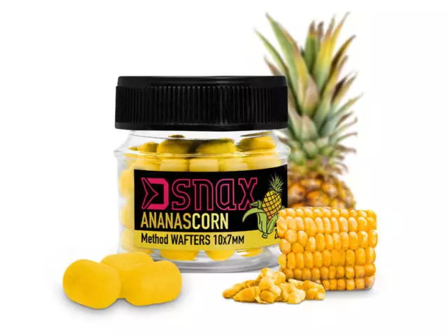 D SNAX WAFT Köder Mais-Ananas 10x7mm Method Feeder Karpfen Friedfisch BOILIE