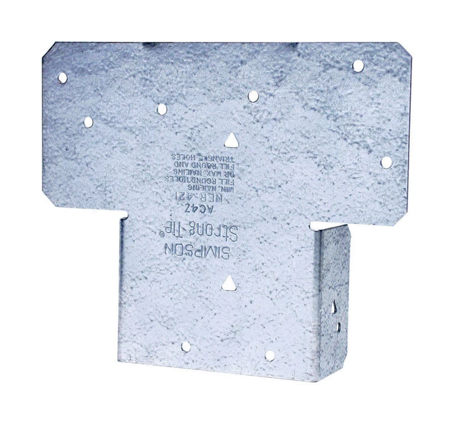 Simpson Strong-Tie AC4Z Z-Max Galvanized Steel Post Cap 3-9/16 W x 6-1/2 L in.