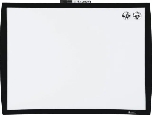 Quartet Magnetic Whiteboard, 17" X 23" Small White Board for Wall