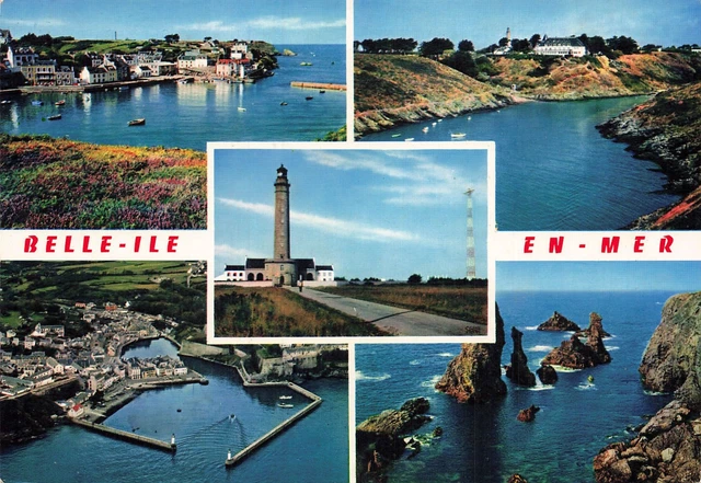 Affiche ancienne Belle Île en Mer   Bretagne d'Hugo D'Alési 1900