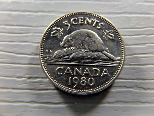 Coin Canada 1980 5 cents