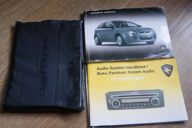 Proton Satria Neo Owners Manual / Handbook / Wallet 2006 - 2015