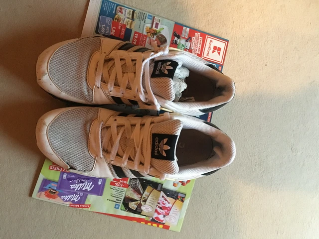Adidas Gr.44 2/3 Laufschuhe Weiß / Freizeit / Schöne Schuhe / siehe Bilder