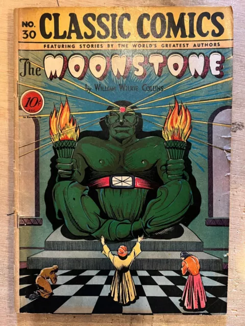 Classic Comics (Illustrated) #30 Hrn 30 Moonstone Vg- 1St Edition