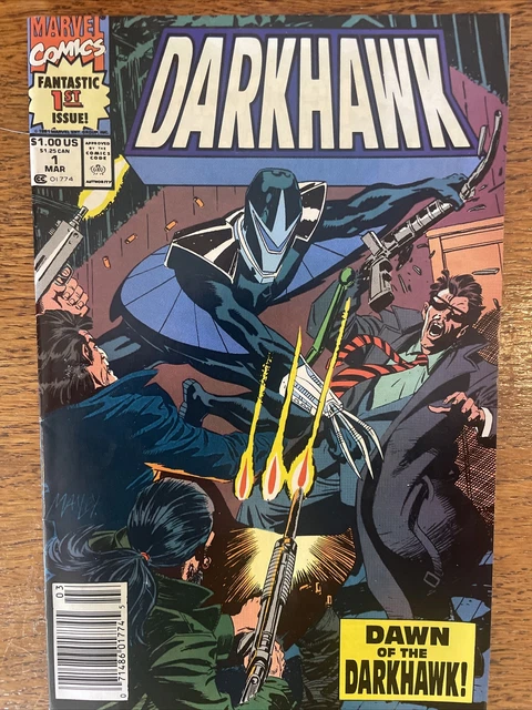 Darkhawk 1,2,3 (Lot of 3) Origin & 1st Darkhawk Marvel 1991 Spider-Man Hobgoblin