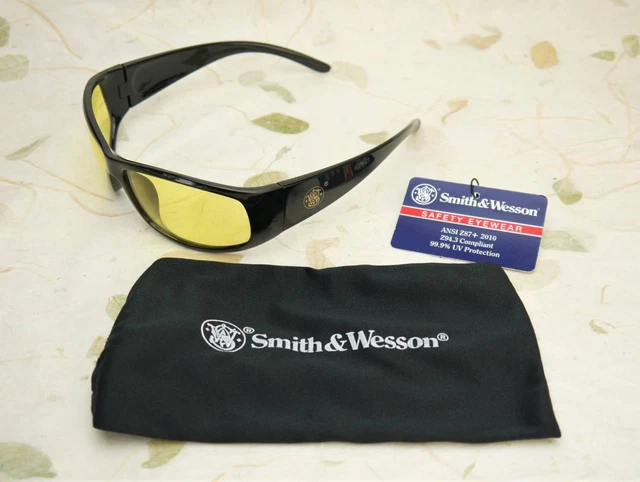Smith&Wesson Elite Safety Glass Amber Lens Anti-Fog New