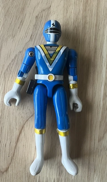 Figurine Articulée Power Rangers Sentei Force Verte Fiveman Bandai 1997 - Occasion