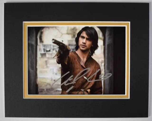 Luke Pasqualino Signed Autograph 10x8 photo display Three Musketeer TV COA AFTAL