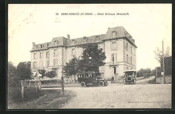 CPA Saint-Honoré-les-Bains, Hotel Bellevue
