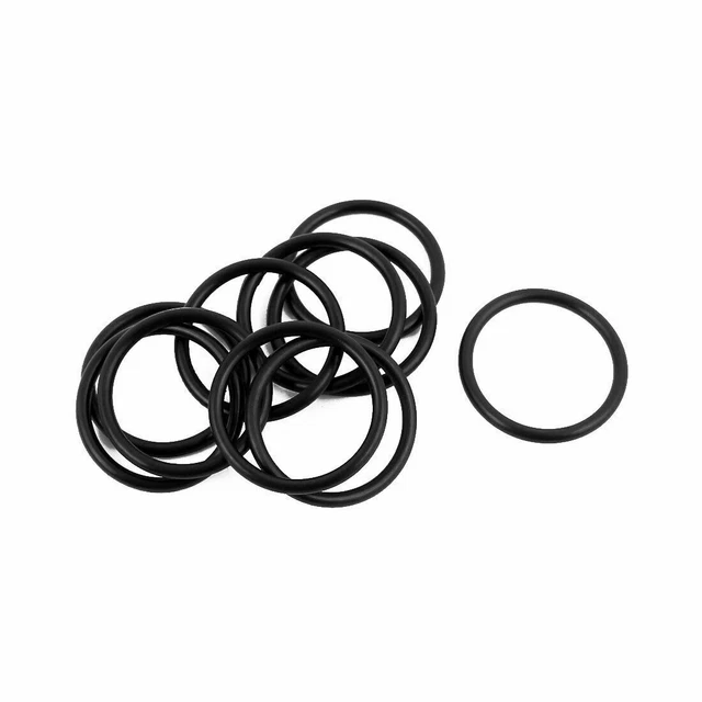 10Pcs 22x 1.9mm Rubber O-rings NBR Heat Resistant Sealing Ring Grommets Black✦KD