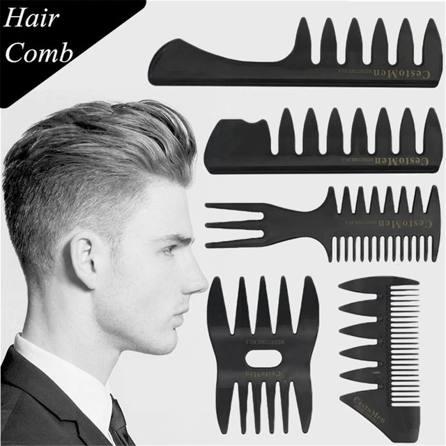 HAIRDRESSING TOOL Salon Accessory Fork Comb Hair Brush Barber Shop Wide