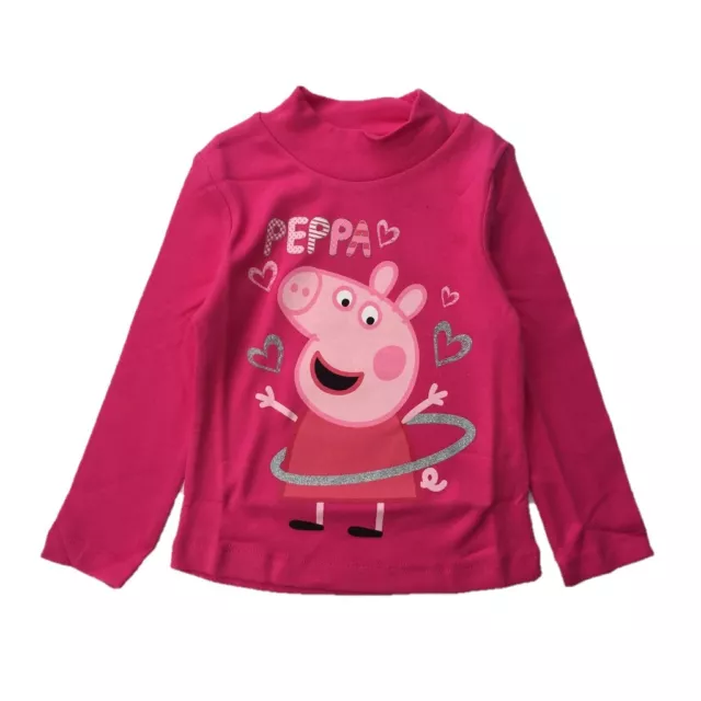 Peppa Pig Girls Official Merchandise Kids Long Sleeved T-Shirts