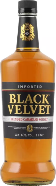 Black Velvet Blended Canadian Whisky 1,0l, alc. 40 Vol.-%