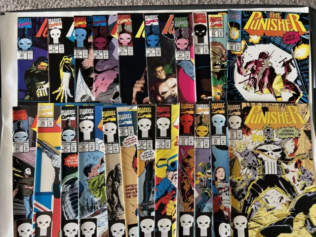 PUNISHER 53-74 (1987) Marvel 22-issue Lot, Keys. “The Final Days”, “Eurohit”