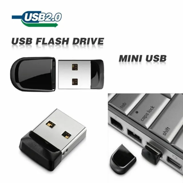 2TB 32G USB Flash Drive Waterproof Mini Memory Stick Storage U Disk Pen Thumb PC