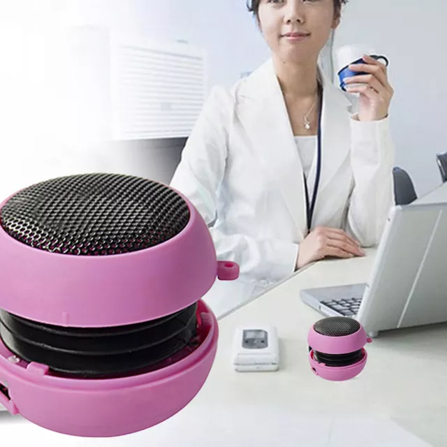 Mini Speaker Elegant Appearance Portable Mini Portable Hamburger Speaker Compact