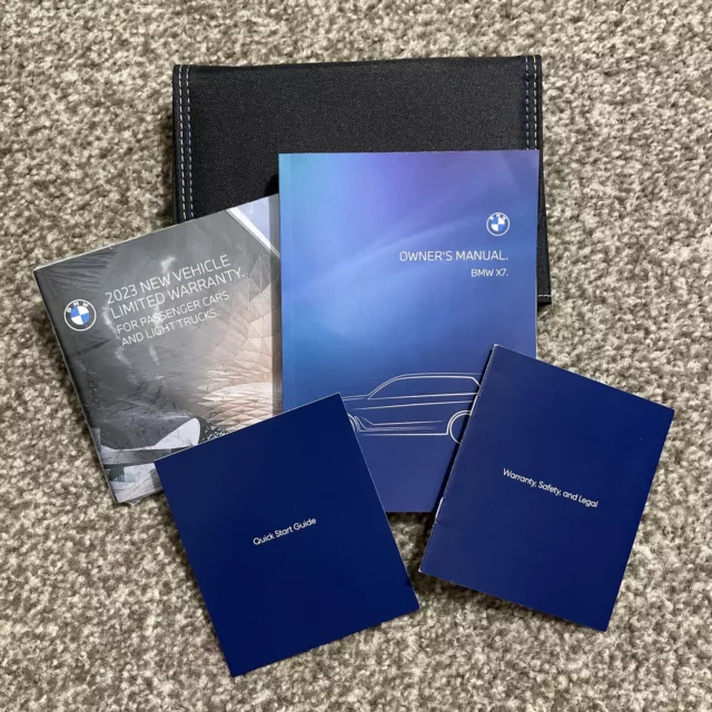 NEW 2023 BMW X7 Owners Manual Book Set + Case / All Models & Trims #26