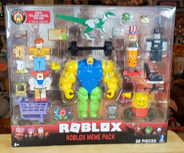 Roblox Action Collection Meme Pack Playset Figure Clown Plus Tix Fan