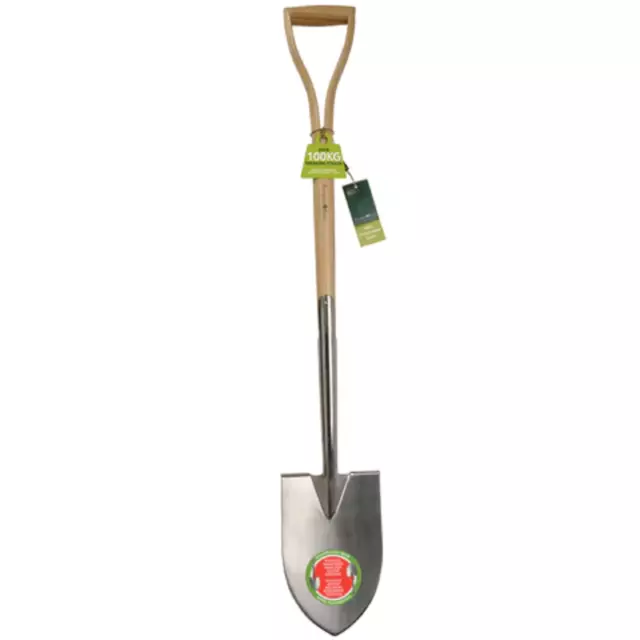 Burgon & Ball Stainless Groundbreaker Spade Large Super-Tough Sharpened Head