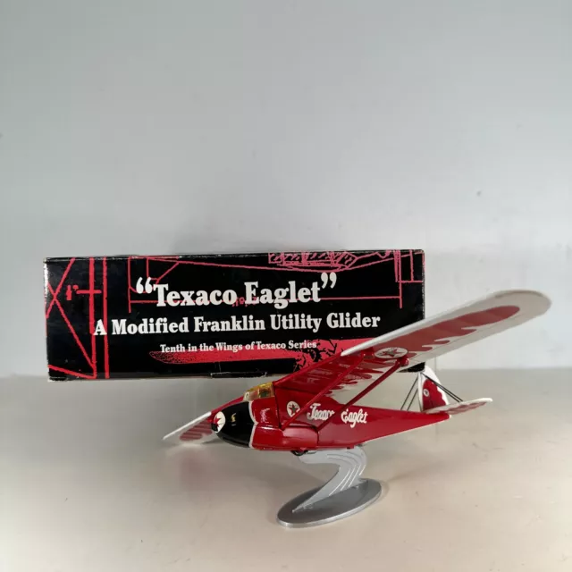 Ertl 10th Wings of Texaco Diecast Eaglet Franklin Utility Glider Plane Coin Bank