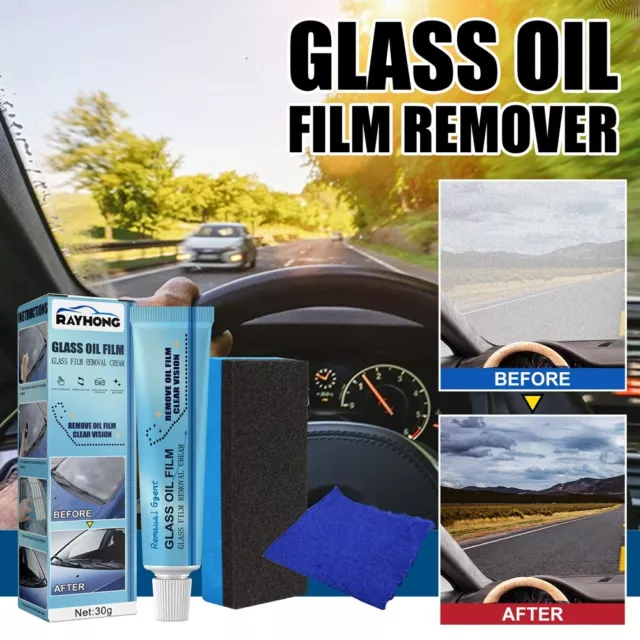 Nettoyage efficace du verre de voiture liquide enlever le film d'huile améliore