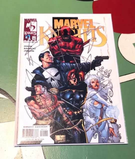 Marvel Knights #1 (2000) Daredevil Punisher Black Widow Dagger Shang-Chi