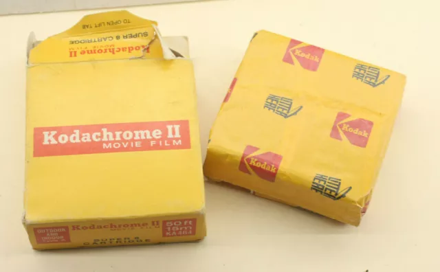 Kodak Kodachrome II Super 8mm Movie Film Type A KA464 50' SEALED 73 Expired E39Q