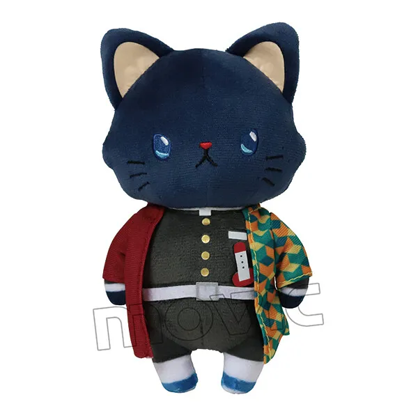 Demon Slayer Anime Tomioka Giyuu Doll Bag Pendant Plush Cat Stuffed Toy Gift