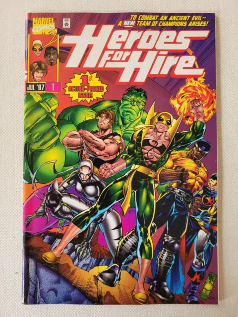 HEROES FOR HIRE #1 1st Appearance of White Tiger Newsstand Marvel Comics 1997