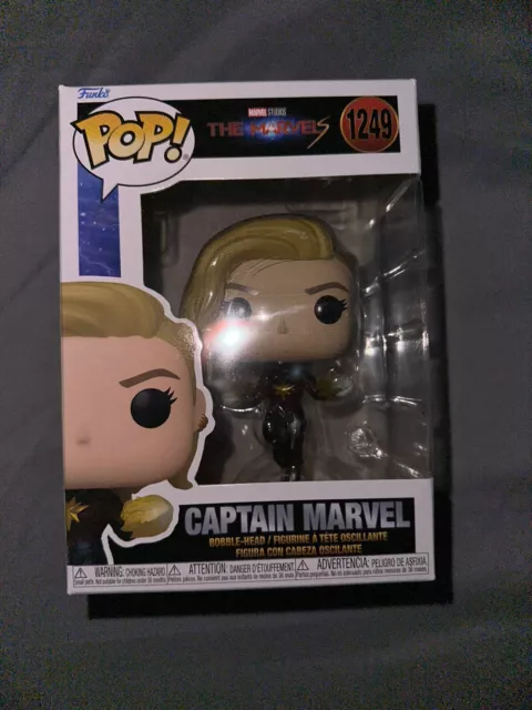 Funko Pop The Marvels Captain Marvel  Vinyl Figure New Bobblehead MCU Comics