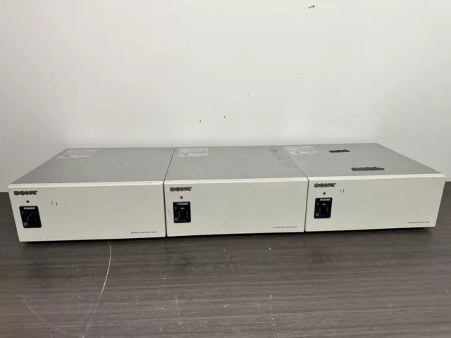 Lot Of 2 Sony BRU-300 Optical Multiplex Unit w/BRBK-302 - D46