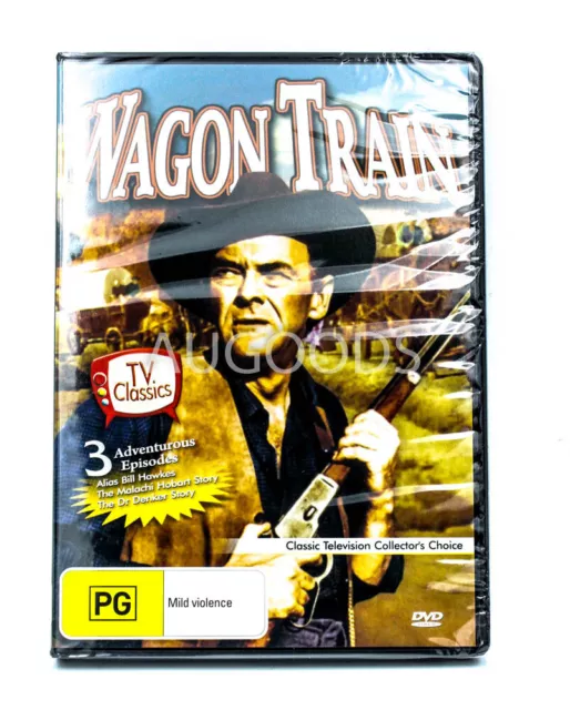 Wagon Train- 3 Adventurous Episodes - DVD Series Rare Aus Stock New Region 4