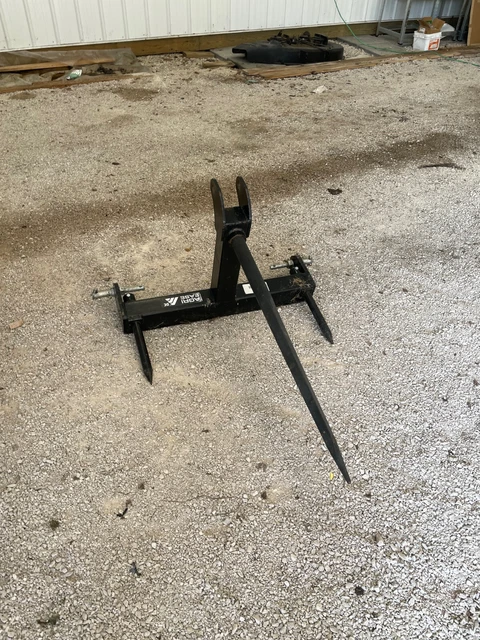 3 point hay bale spear