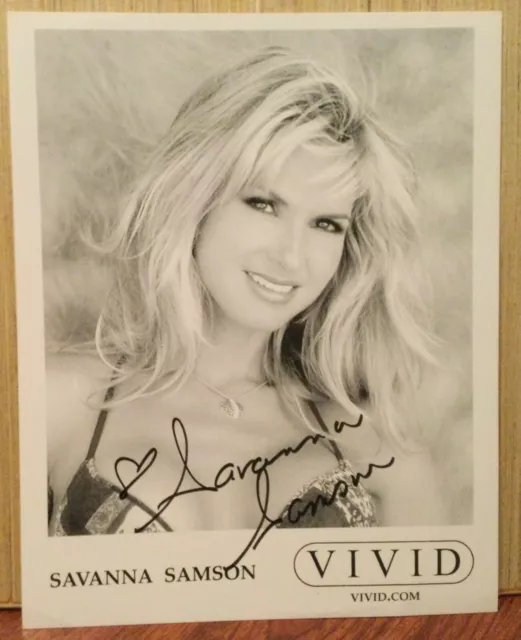 Savanna Samson Signed Adult Film Star Porn 8x10 Slick Sexy Vivid Avn Las Vegas 19 99 Picclick