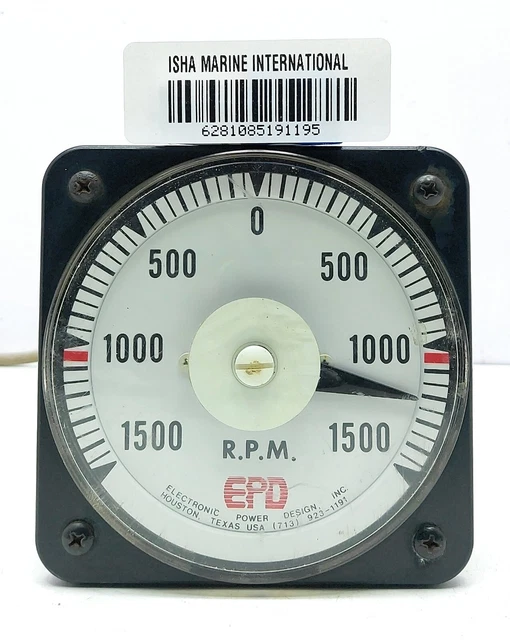 YOKOGAWA INSTRU MEASURE IM-0340-EPD RPM Analog Meter 1195 £105.96 ...