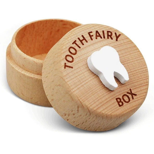 Tooth Fairy Box ,Cute 3D Dropped Tooth Keepsake Storage Box Gift for and Gi X3E1